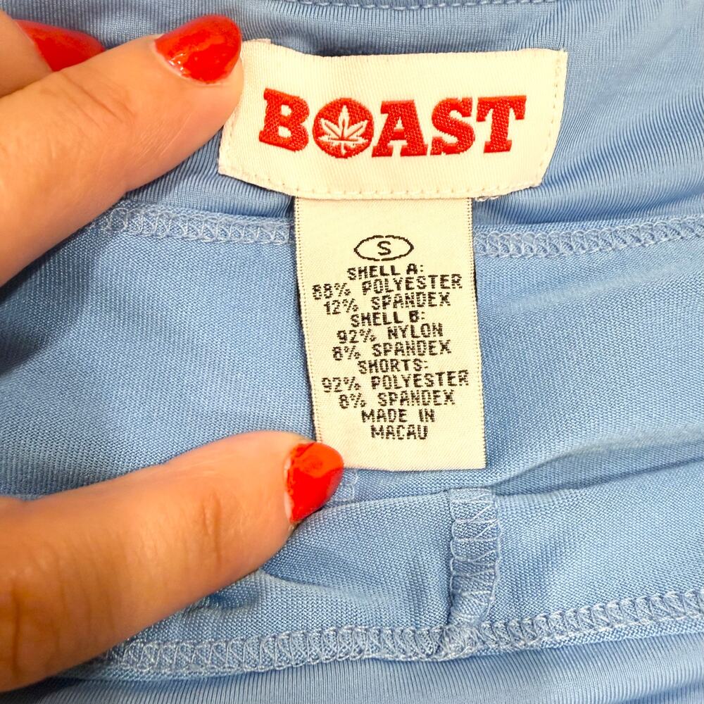 Boast Pleated Tennis Skort Sz. S Blue White Y2K Golf Skirt Preppy Coquette Twee - Picture 7 of 10